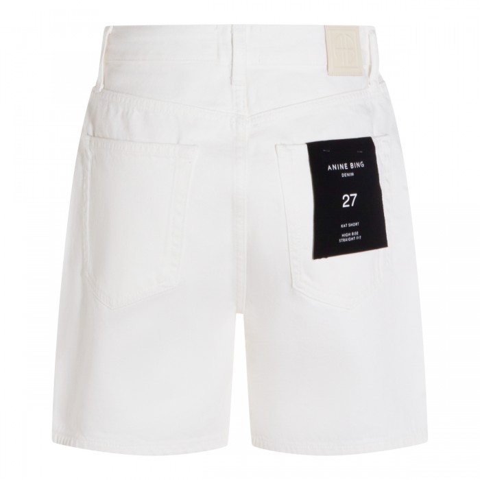 WHITE COTTON SHORTS 2