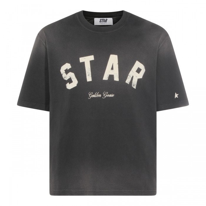 DARK GREY COTTON T-SHIRT