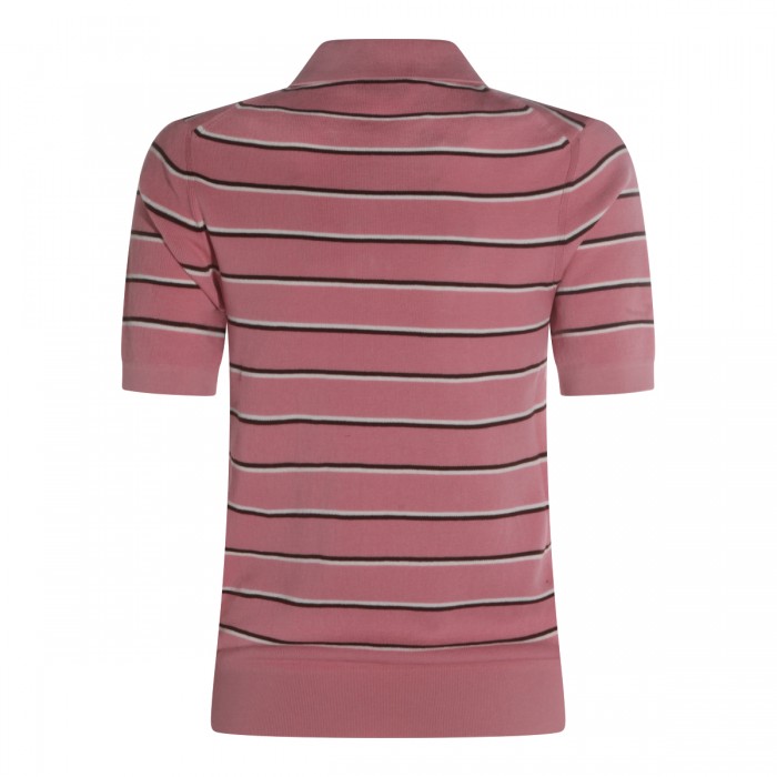 PINK AND WHITE COTTON POLO... 2