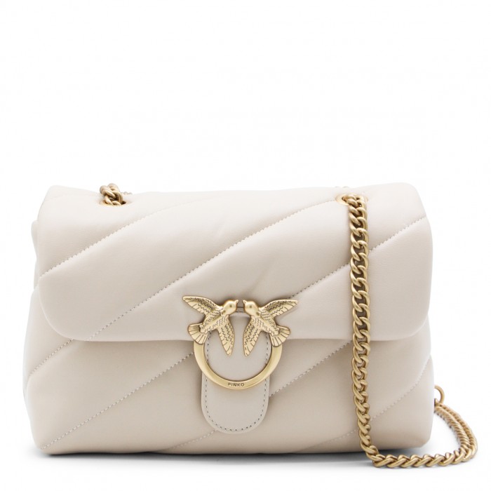 BEIGE LEATHER SMALL LOVE...
