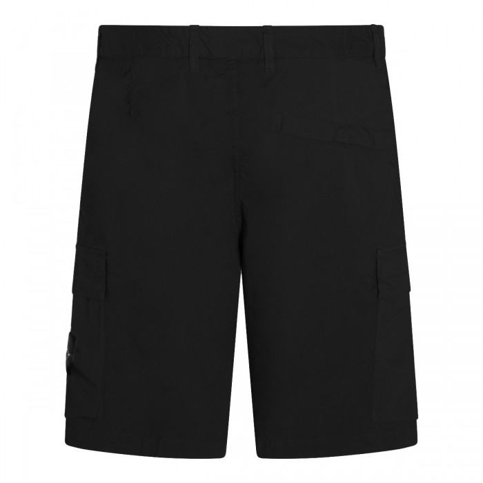 BLACK COTTON SHORTS 2