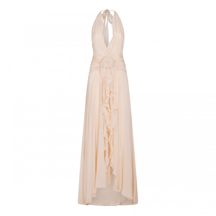 LIGHT PINK VISCOSE DRESS