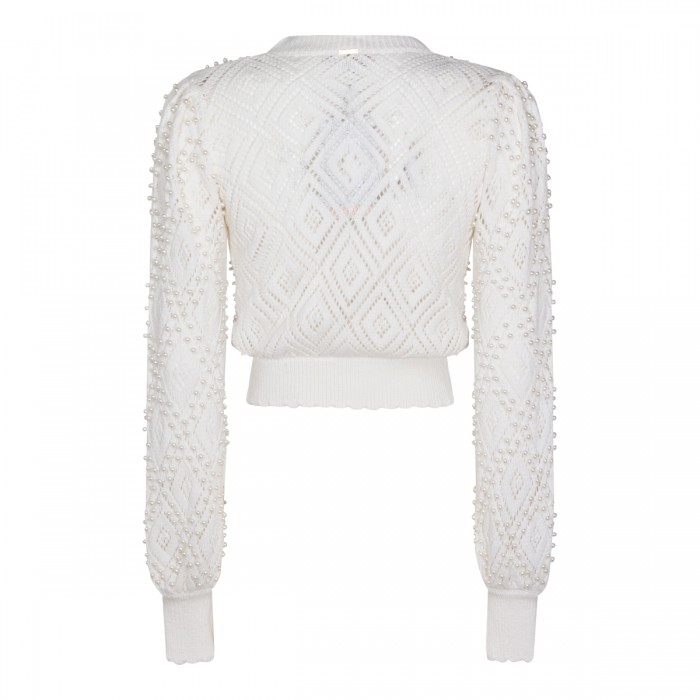 WHITE COTTON CARDIGAN 2