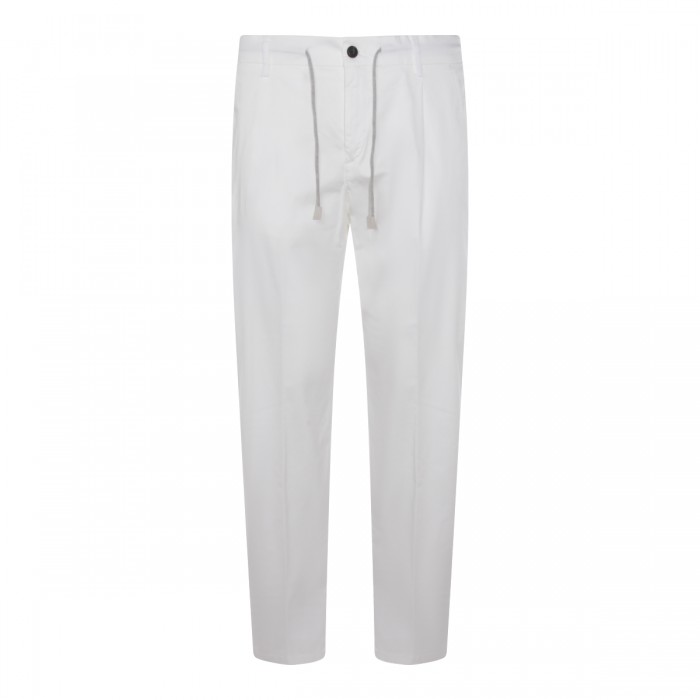 WHITE COTTON PANTS