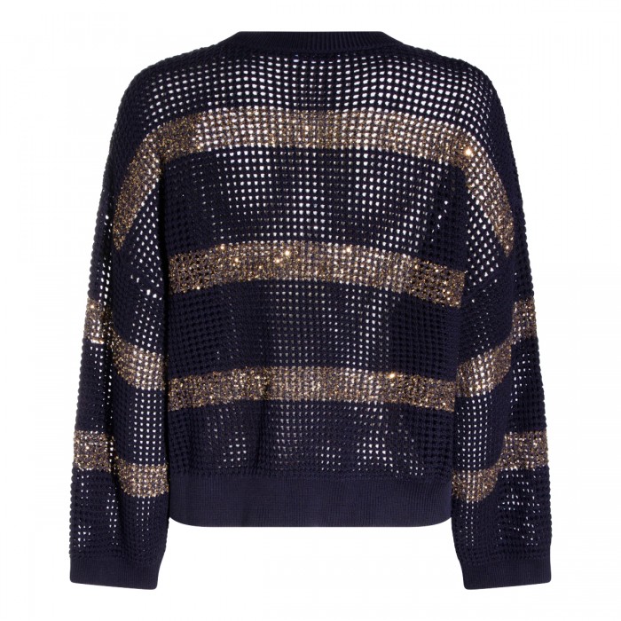 BLUE NAVY COTTON KNITWEAR 2