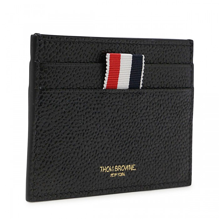 BLACK LEATHER CARD HOLDER 2
