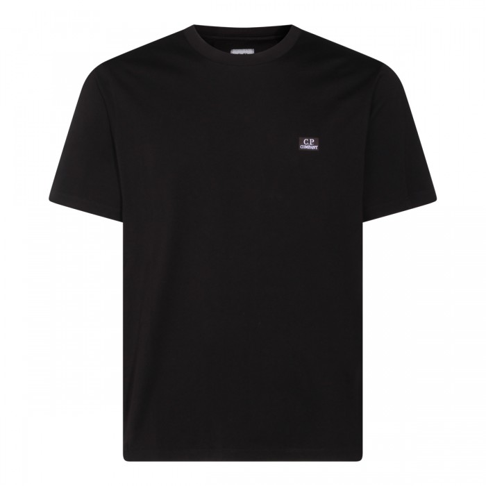 BLACK COTTON T-SHIRT