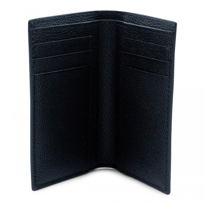 BLACK LEATHER CARD HOLDER 2