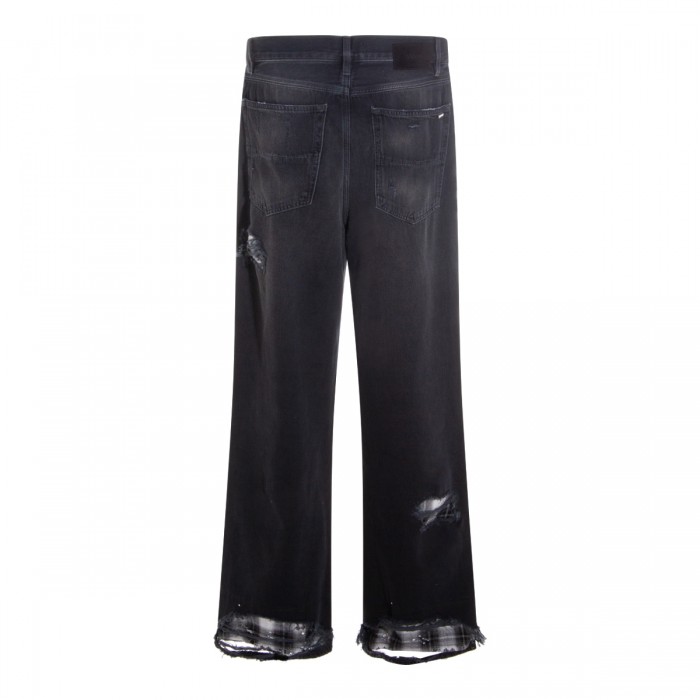 BLACK COTTON JEANS 2
