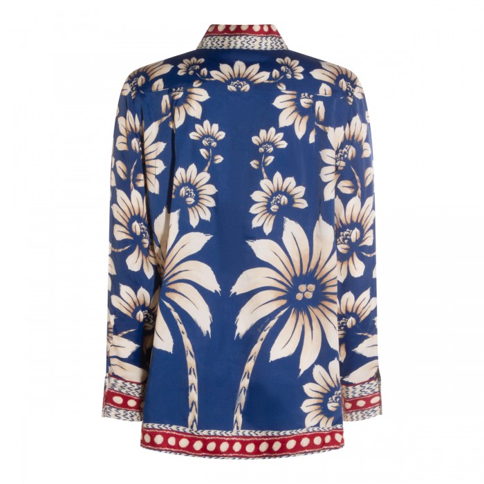 BLUE VISCOSE SHIRT 2