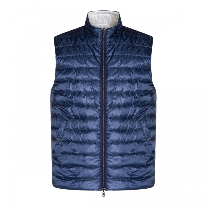 BLUE AND WHITE REVERSIBLE...