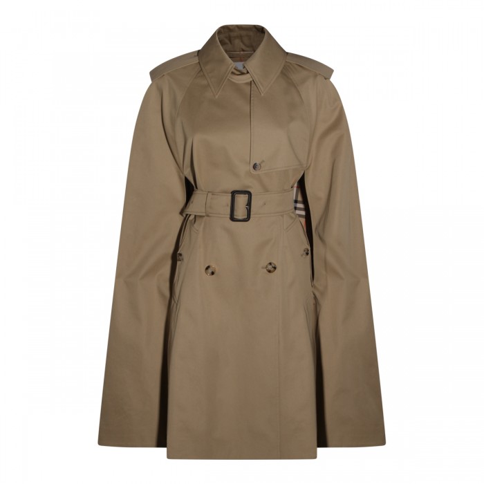 BEIGE COTTON BELMONT CAPE