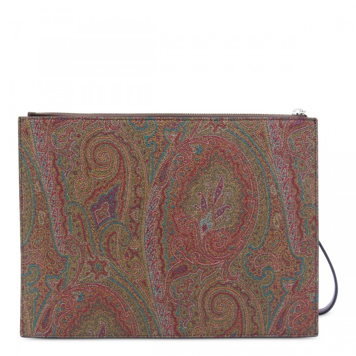 PAISLEY ZIPPED POUCHE 2