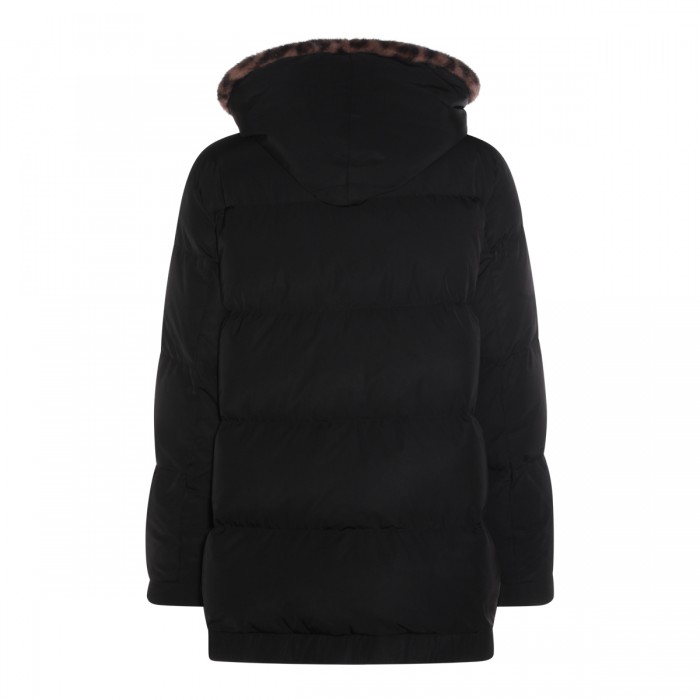 BLACK AND LEOPARD FUR JACKET 2