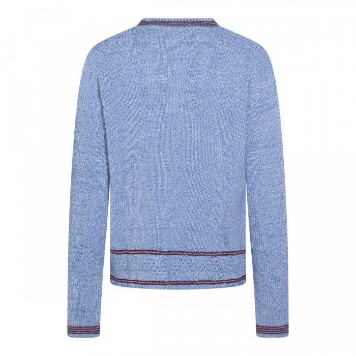 LIGHT BLUE COTTON KNITWEAR 2