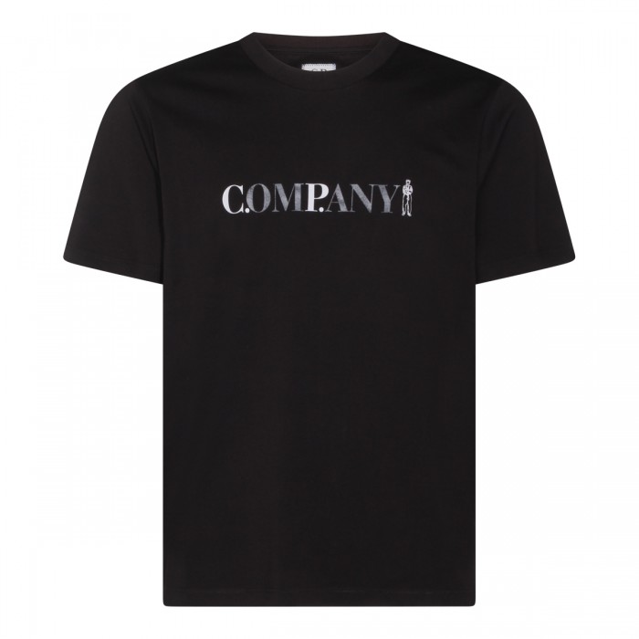 BLACK COTTON T-SHIRT