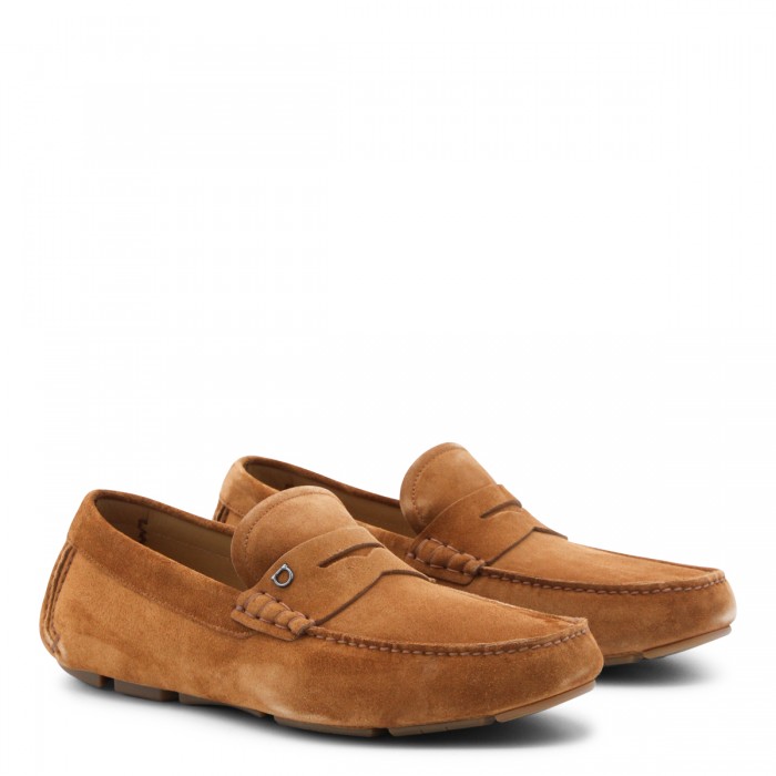BROWN LEATHER TIMOTHY LOAFERS 2
