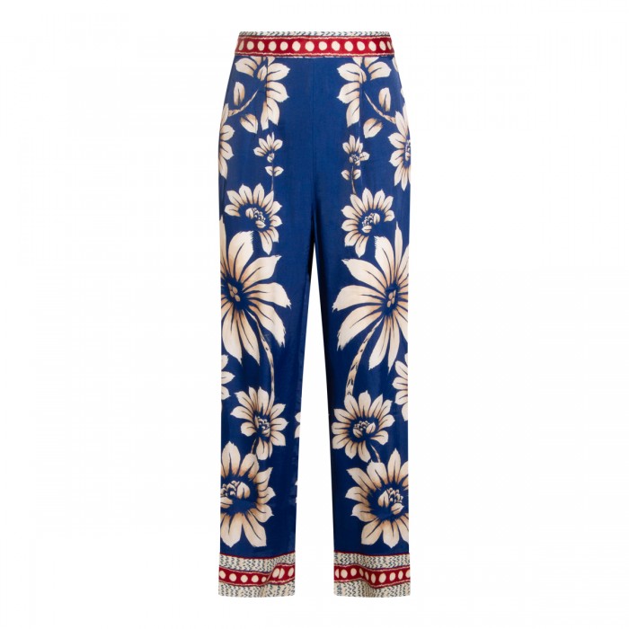 BLUE VISCOSE PANTS