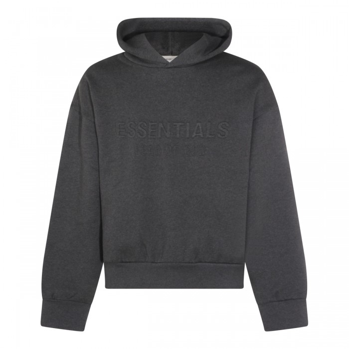 DARK GREY COTTON SWEATSHIRT