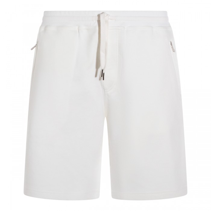WHITE COTTON SHORTS