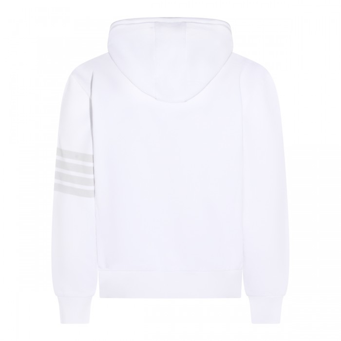 WHITE COTTON SWEATSHIRT 2