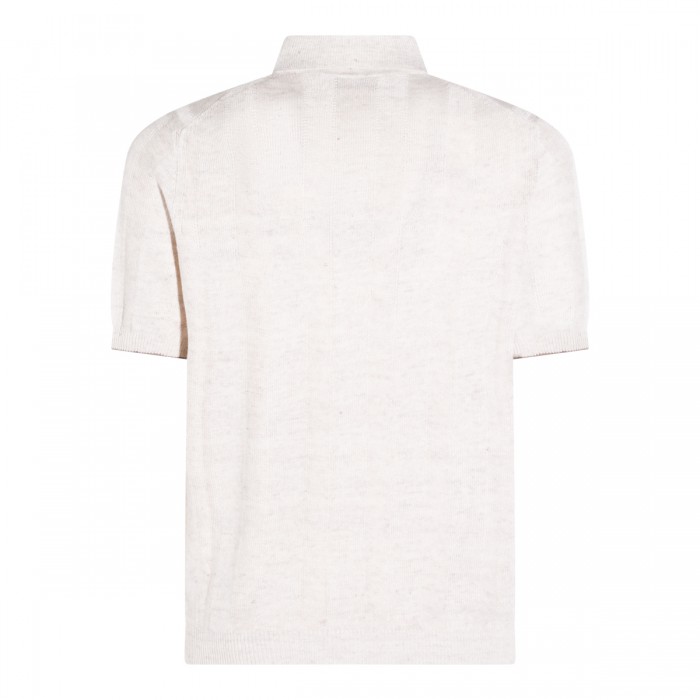 CREAM LINEN BLEND SHIRT 2