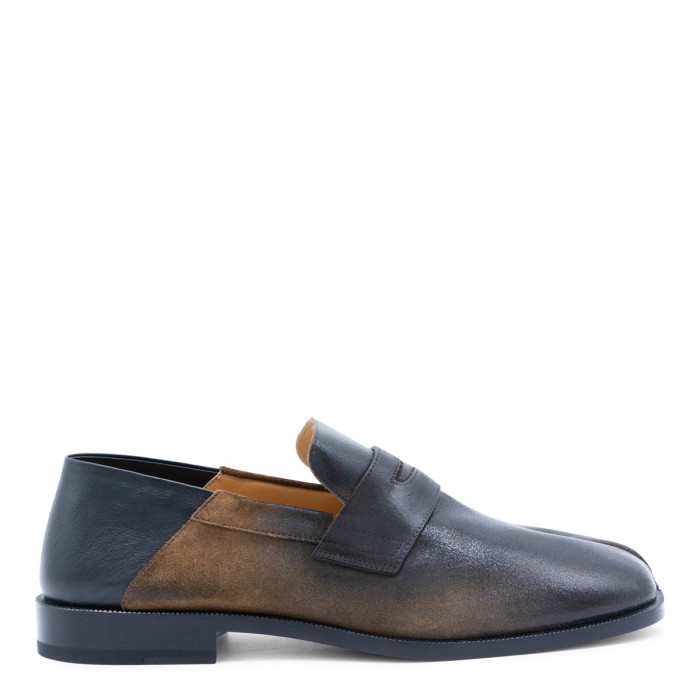 BROWN TABI LOAFERS