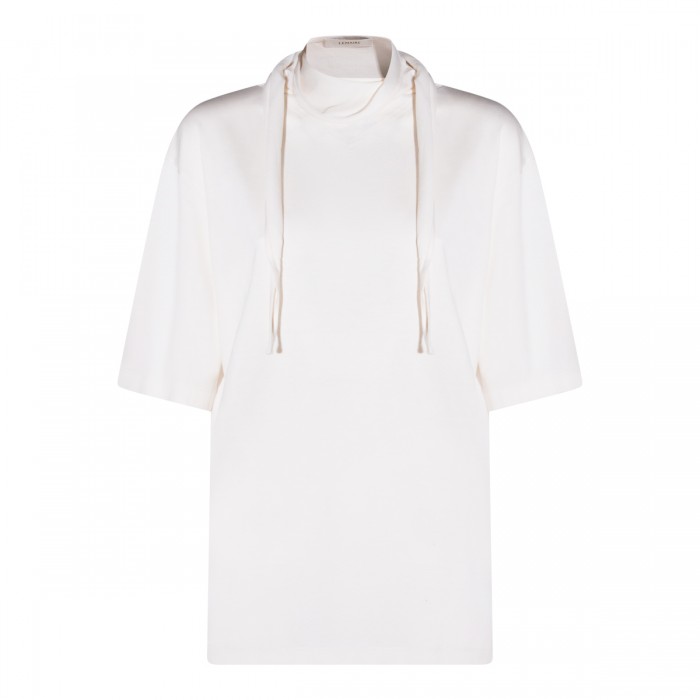 WHITE COTTON T-SHIRT