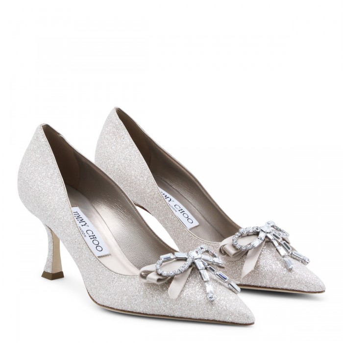 SILVER AURIA 70 PUMPS 2