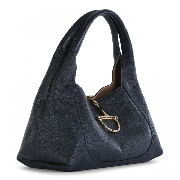 BLACK LEATHER SOFTBIT TOTES 2