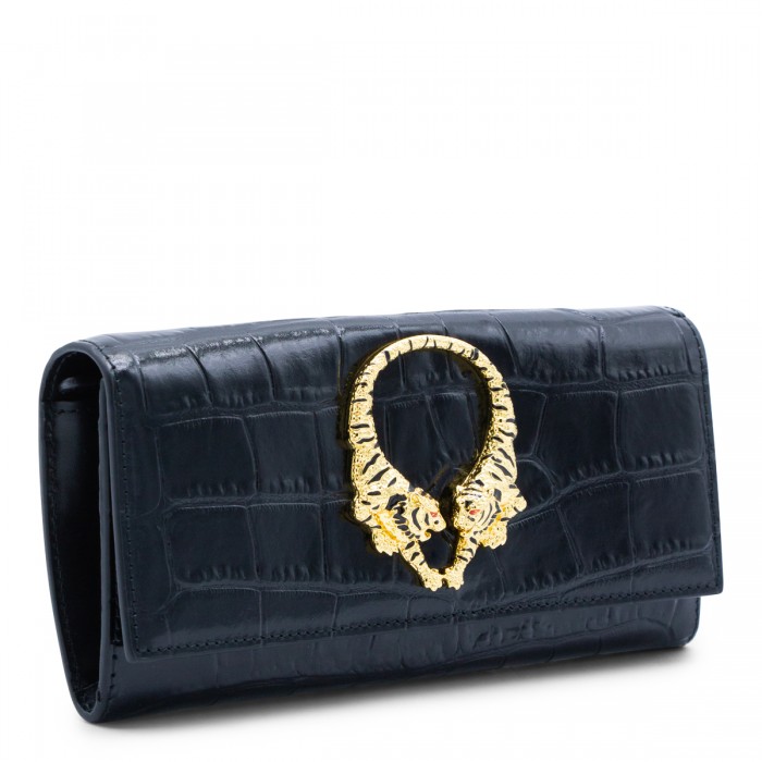 BLACK LEATHER CROSSBODY BAG 2