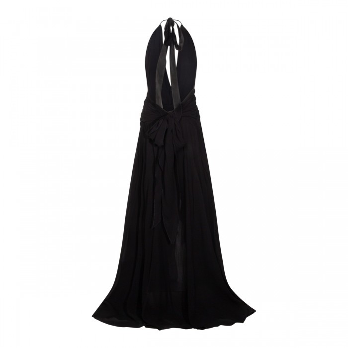BLACK VISCOSE DRESS 2