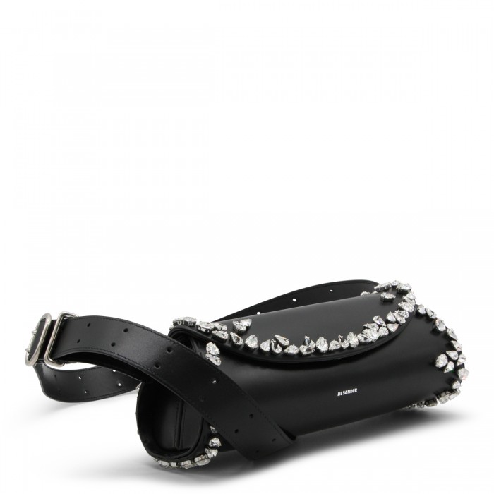 BLACK LEATHER CANNOLO SMALL... 2