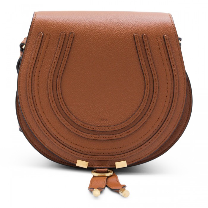 BROWN LEATHER MARCIE...