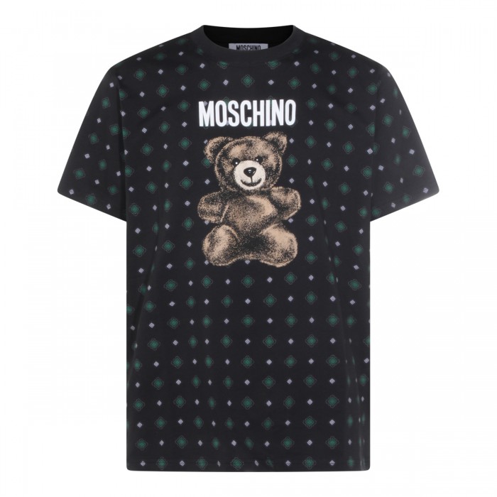 BLACK COTTON T-SHIRT