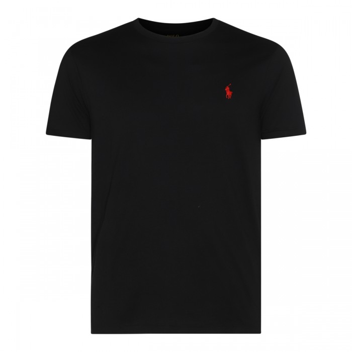 BLACK COTTON T-SHIRT