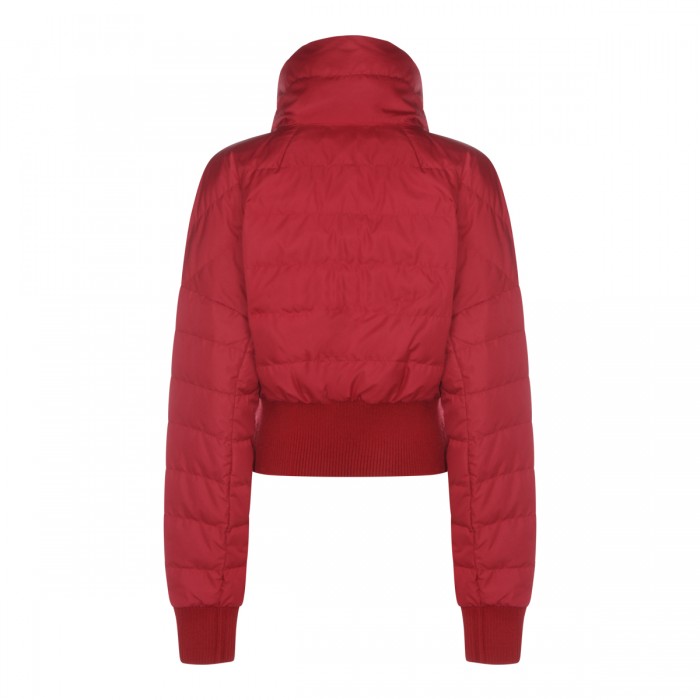 RED CROPPED DOWN JACKET 2
