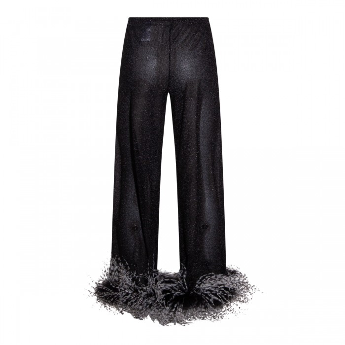 BLACK LUMIERE PLUMAGE PANTS 2
