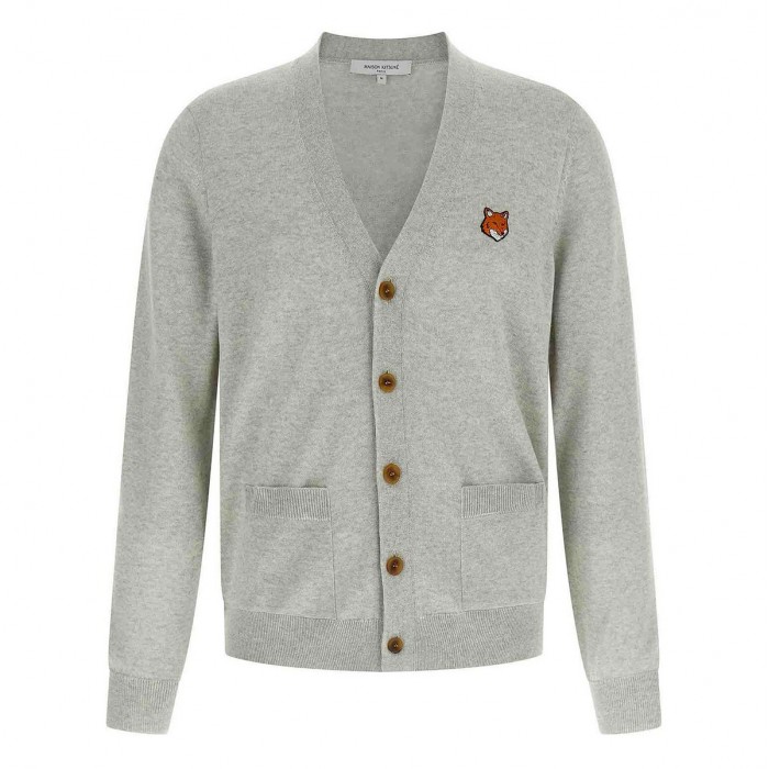 GREY MERINO WOOL KNITWEAR