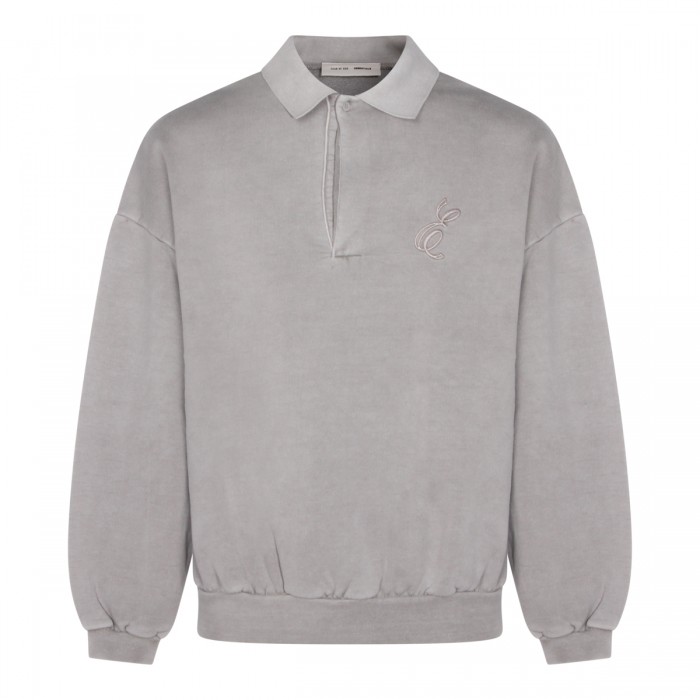 GREY COTTON SWEATSHIRT
