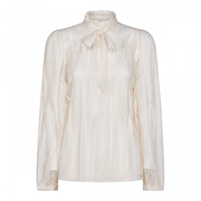 WHITE VISCOSE SHIRT