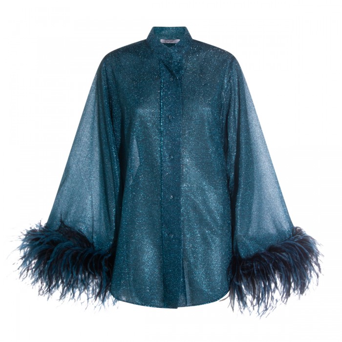 TURQUOISE LUMIERE SHIRT