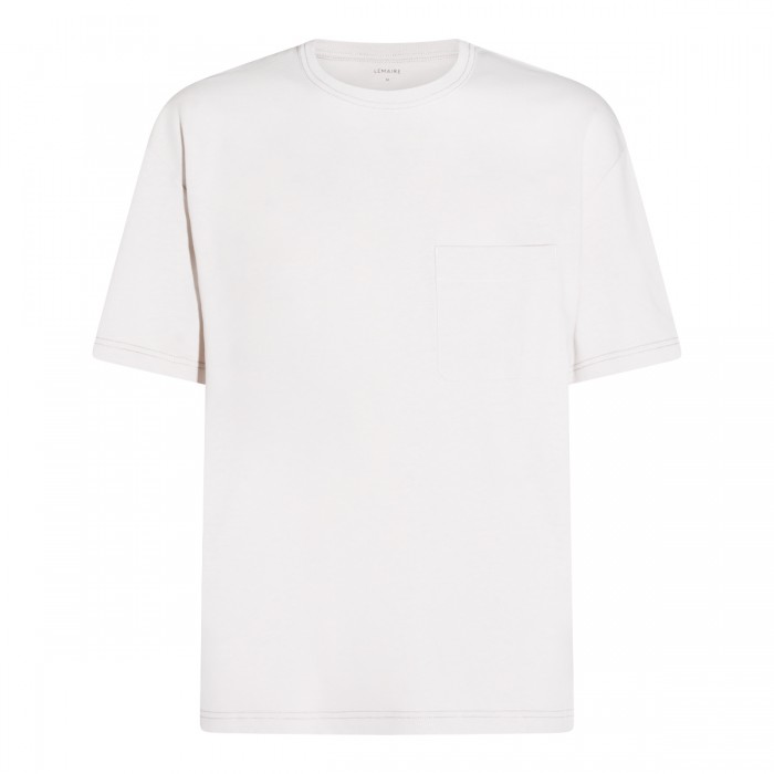 WHITE COTTON T-SHIRT