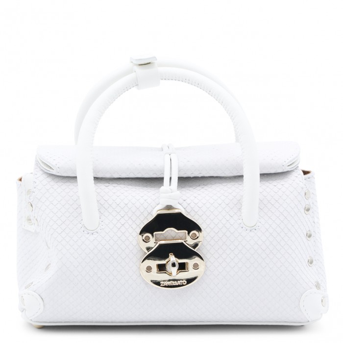 WHITE LEATHER DOTTA BABY...