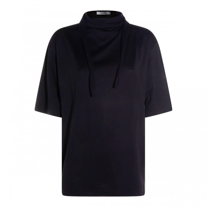 BLACK COTTON T-SHIRT