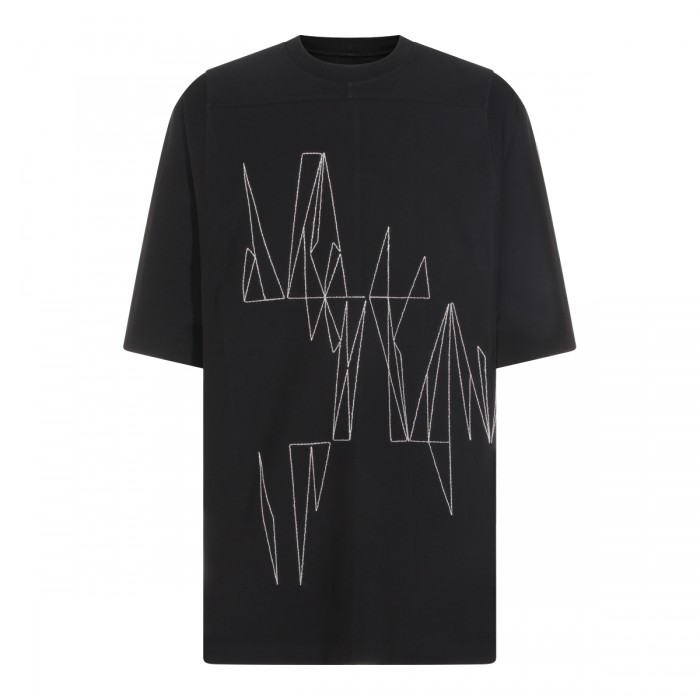 BLACK COTTON JUMBO T-SHIRT