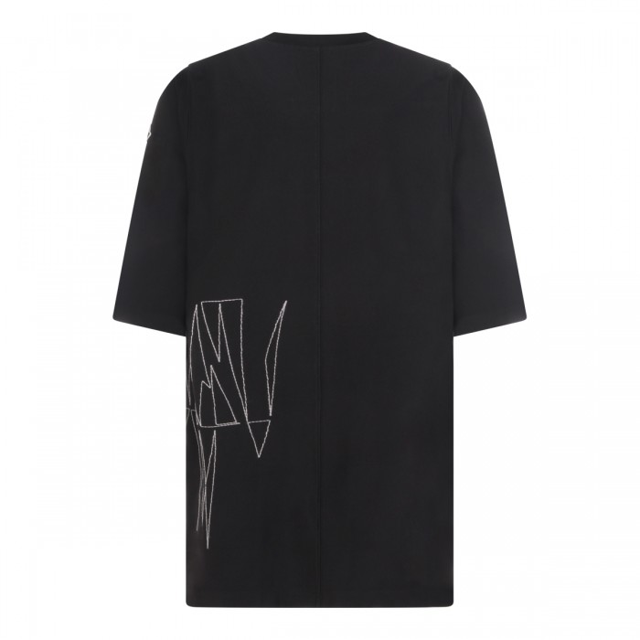 BLACK COTTON JUMBO T-SHIRT 2