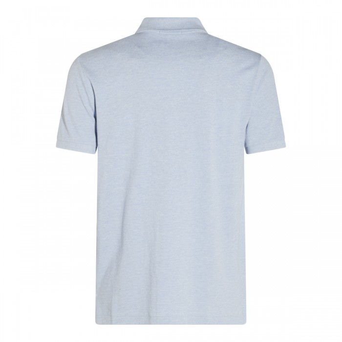 LIGHT BLUE COTTON POLO SHIRT 2