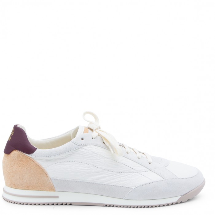 WHITE AND MULTICOLOR SNEAKERS