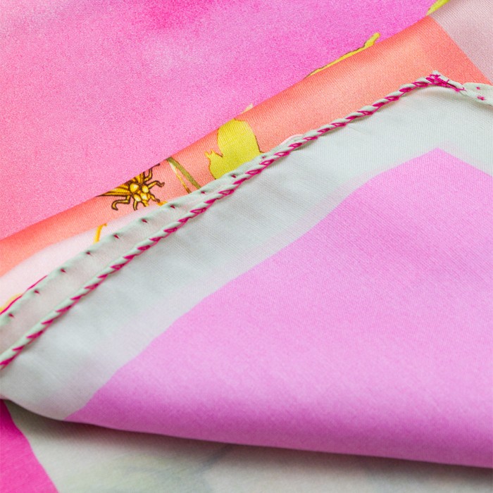 MULTICOLOR SILK SCARF 2